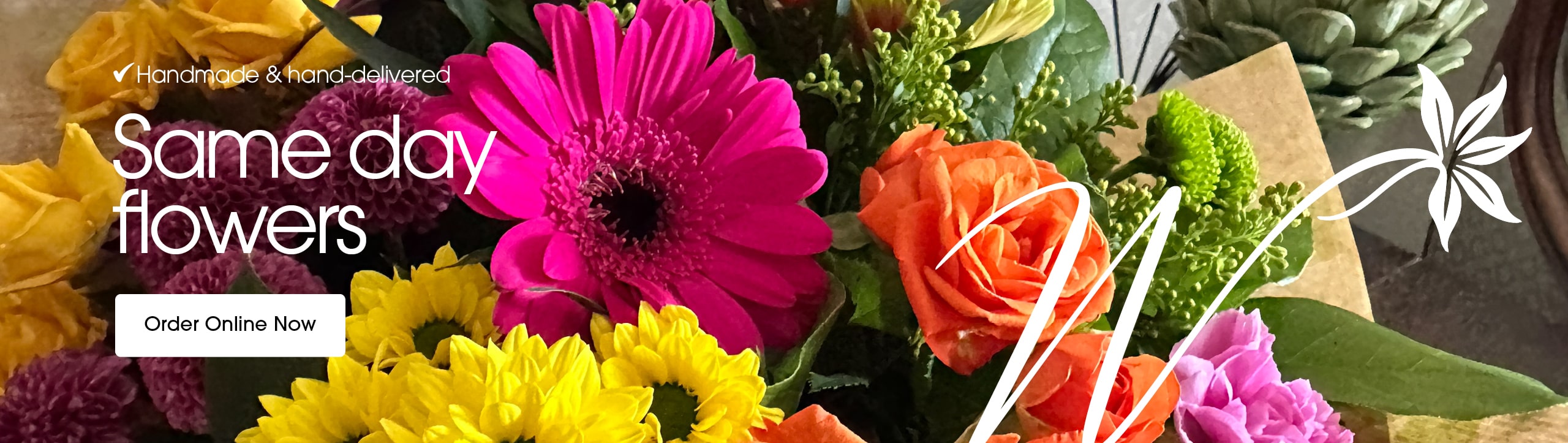 Seasonal bouquets from Williams Florist in Stalbridge offering same-day delivery